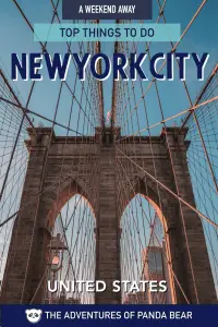 Top Things to Do in New York City in 3 Days | New York City Itinerary | Weekend in New York City | New York City Guide for First Time Visitors | Places to Eat in New York City | Where to Stay in New York City | What to See in New York City, including amazing sights like Statue of Liberty, Ellis Island, Brooklyn Bridge, High Line Park, Central Park, Metropolitan Museum of Art and more! We #newyorkcity #nyc #itinerary #thadvofpndabear