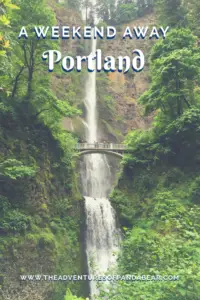 What to do in Portland (PDX), if you only have a weekend? 2-3 day itineraries for various cities courtesy of our monthly series "A Weekend Away." We'll take you to the prettiest places and the most delicious eats, including Blue Star Donuts, Stumptown Coffee, Multnomah Falls, St. John's Cathedral Bridge, Portland Japanese Garden, International Rose Test Garden, and Mill Ends Park. #ThingsToDo #Portland #Oregon #WeekendItinerary #AWeekendAway