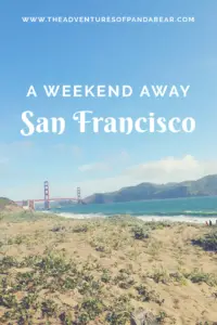 What to do in SF, if you only have a weekend? 2-3 day itineraries for various cities courtesy of my new monthly series "A Weekend Away." #ThingsToDo #SanFrancisco #WeekendItinerary #AWeekendAway #California
