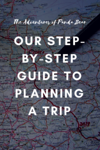 Our Step by Step Guide to Planning a Trip. Learn how we manage to fit in a packed and detailed itinerary into trips ranging from a short weekend trip to a month long vacation in 6 short steps. We'll teach you how we plan and organize our trips, when we book our lodgings and flights, and how we plan our sights to see. #TripPlanning #Travel #HowTo #Organization