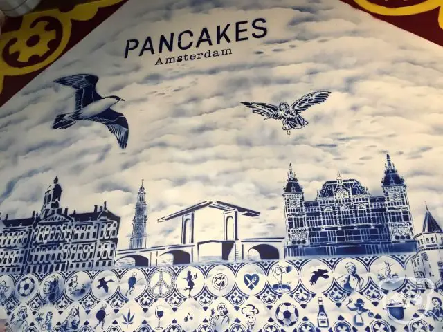 Wall decor at Pancakes Amsterdam