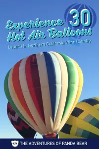Experience over 30 hot air balloons launch at the Sonoma County Hot Air Balloon Classic in Windsor, California. This is located in the middle of wine country and is an amazing sight to behold. It's a great way to spend the day in Napa and Sonoma counties before going wine tasting. This hot air balloon festival is typically during the month of June. #hotairballoon #festival #california #winecountry #sonoma #napa #summer #activities
