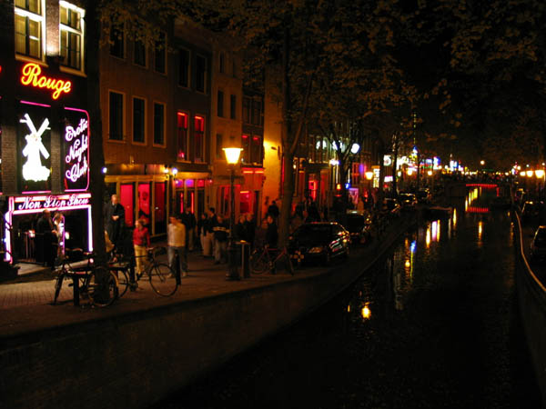 Red light district canal