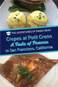 French Brunch at Dominique Crenn's Petit Crenn Restaurant in San Francisco, California. Enjoy a delicious Breton style crepe and more French brunch goodness at this casual restaurant of Netflix's Chef's Table fame. #placestoeat #dining #restaurant #sanfrancisco #california #brunch #french #foodie
