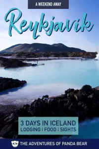 Explore the best of Reykjavik, Iceland in 3 days. Our 3 day itinerary includes things to do, places to eat, and where to stay in Reykjavik along with a day trip to the Golden Circle. Check out the beautiful views from Hallsgrimskirkja and Perlan, as well as the Sun Voyager sculpture, Blue Lagoon Spa, and Harpa Concert Hall. Golden Circle route has beautiful waterfalls, hiking trails, geysers, and more! #iceland #reykjavik #goldencircle #thadvofpndabear #weekend #europe #nature #hiking