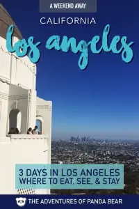 Explore the city of Los Angeles, this 3 day long weekend itinerary will take you from West Los Angeles to the Hollywood Hills and downtown L.A. Walk along the Santa Monica Pier, explore the Canals of Venice, we'll show you touristy and off the beaten path spots. #weekenditinerary #losangeles #california #unitedstates #beach 