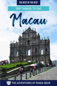 Macau isn't just about seeing the Ruins of St. Paul, it's also got some of the best foods in the area! It's past as a Portuguese colony has changed Chinese tastebuds to delicious Macanese fusion. We're sharing some of the must have eats in Macau! Including Portuguese egg tarts, serradurra, chicken curry, and many more! #macau #foodie #thingstoeat #macanesefood #chinesefood #travelfoodie